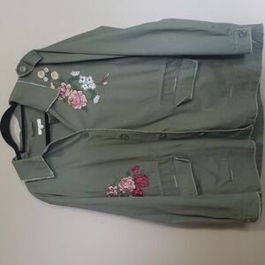 Maurices distressed jacket size 1